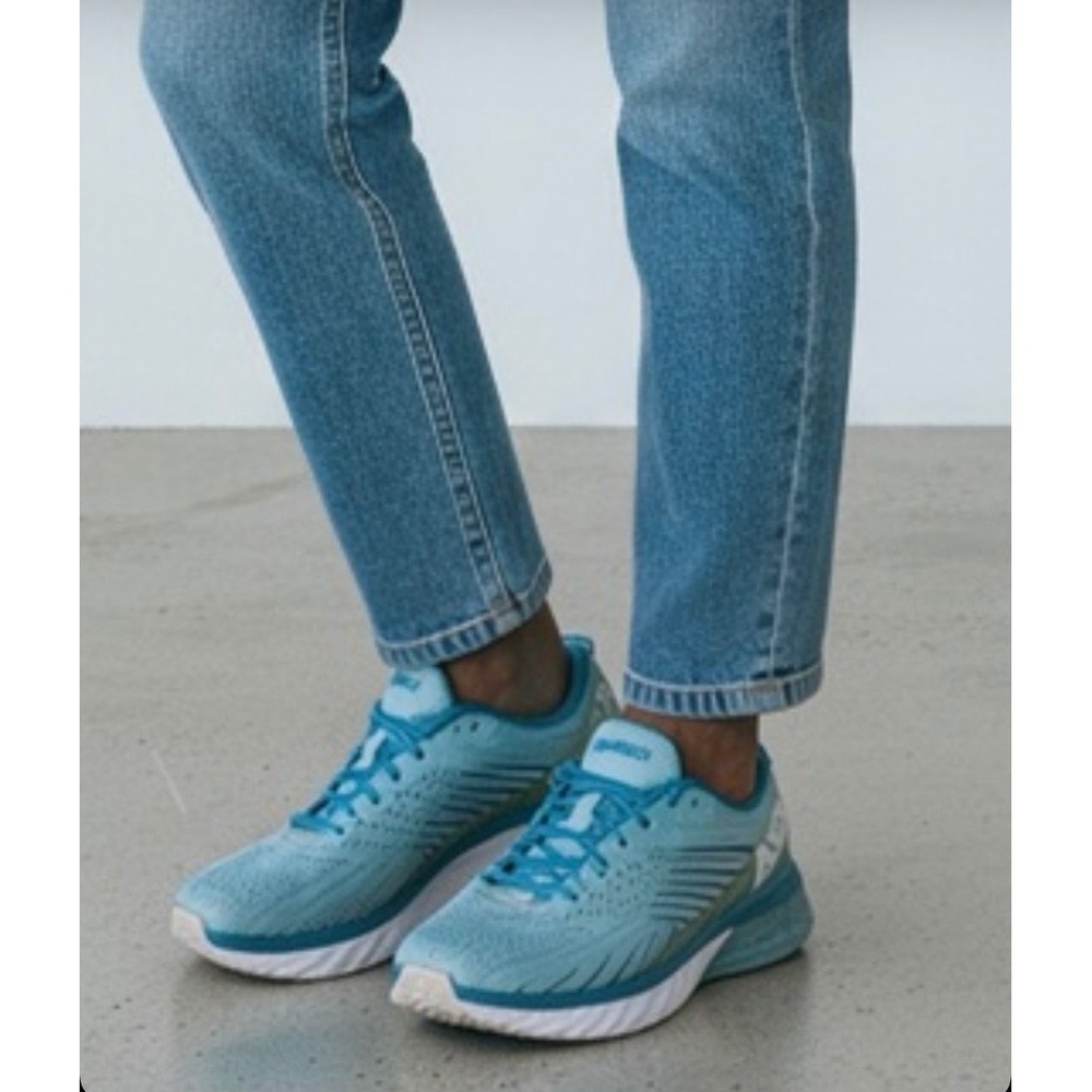 Hoka One One Arahi 4 Wide Aegean Scuba Blue Running Shoes 1106476 Womens 8.5D